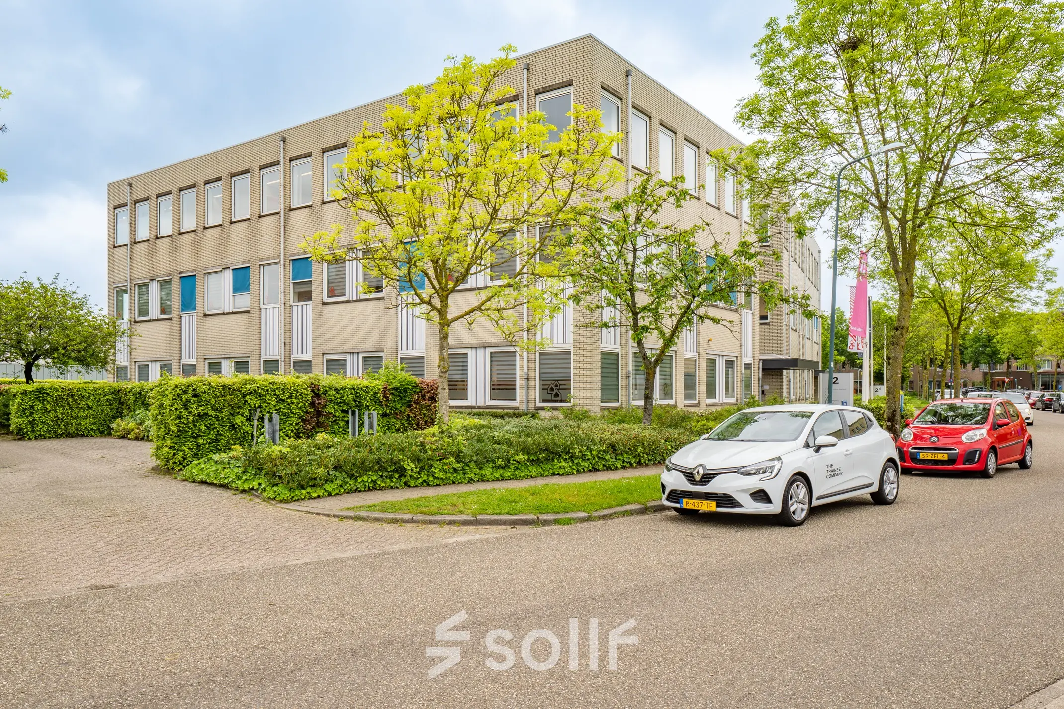 Building exterior at Regulierenring 2, Bunnik, suitable for office space rental.