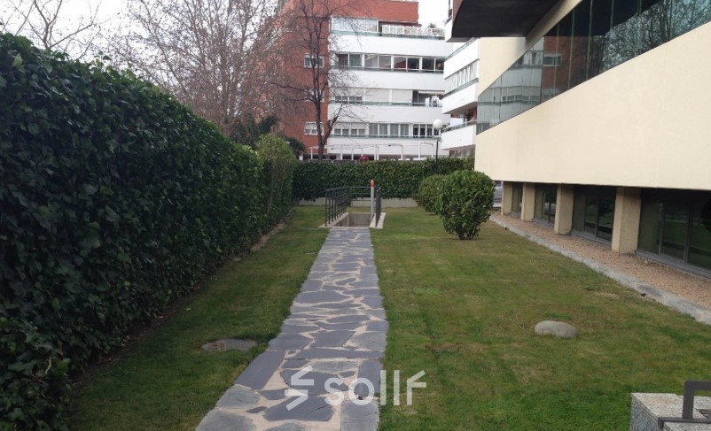 Outdoor view near Calle de Francisca Delgado 9, Madrid Alcobendas, ideal location for office space rental.