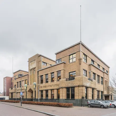Exterior view of the office building available for office space rental at Ceresstraat 13, Breda Centrum-Station.