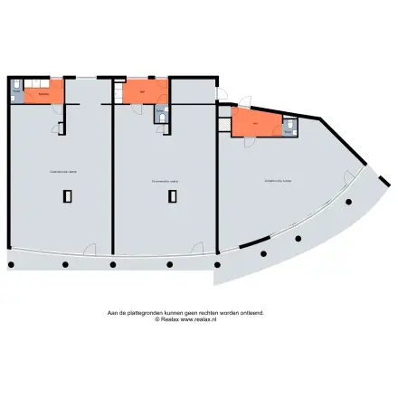 Blueprint of office to rent at Boddenkampsingel 95, Enschede, featuring multiple workspaces and conference rooms.
