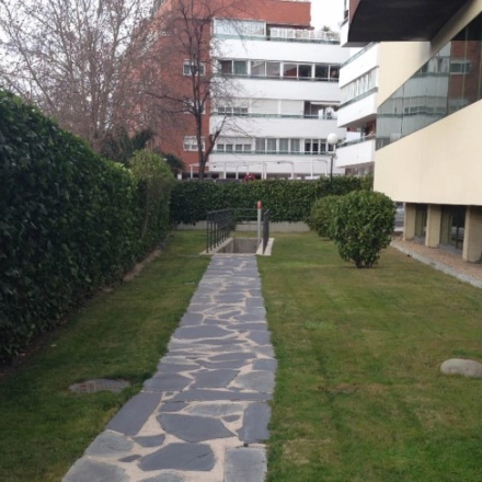 Outdoor view near Calle de Francisca Delgado 9, Madrid Alcobendas, ideal location for office space rental.