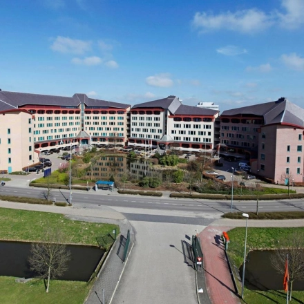 Exterior view of an office building at Loire 104 - 206, Voorburg, ideal for office space rental.