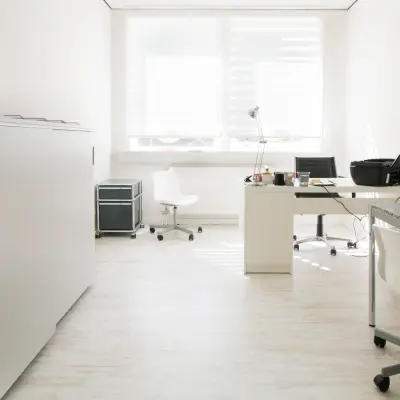 Bright office space at Waarderweg 19, Haarlem Waarderpolder, featuring modern furniture and ample natural light, ideal for office space rental.