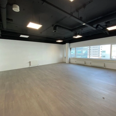 Spacious, unfurnished office interior available for rent at Regulusweg 11, Voorburg. Ideal for customizing your office space rental.